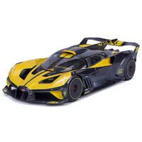 BBURAGO 11047 BUGATTI BOLIDE 1/18 SCALE DIECAST METAL MODEL YELLOW