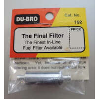 DU-BRO 162 FINAL FILTER IN-LINE SILVER