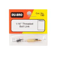 DUBRO 190 1/16 INCH THREADED BALL LINK