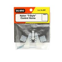 DU-BRO 237 CONTROL HORN T-STYLE NYLON