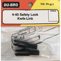 DU-BRO 817 SAFETY LOCK 4-40 KWIK-LINK