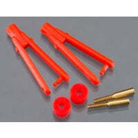 DUBRO 974-R LONG ARM MICRO CLEVIS RED FOR .47 PUSHRODS