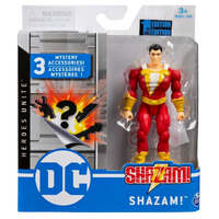 DC BASIC 4 INCH FIGURE SHAZAM WITH MYSTERY ACCESSORIES