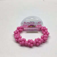 JOOLS KIDS PINK PASTEL BUBBLE BEAD BANGLES