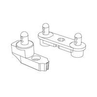 MJX 16282 FRONT/REAR BODY PILLARS/POSTS