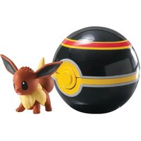 POKEMON CLIP N GO - EEVEE AND LUXURY BALL