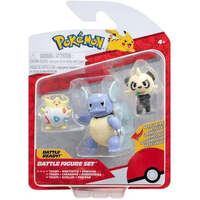 POKEMON 3 FIGURE PACK WITH TOGEPI WARTORTLE AND PANCHEM