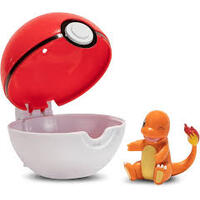 POKEMON CLIP N GO - CHARMANDER AND POKE BALL