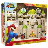 WORLD OF NINTENDO 40020 SUPER MARIO DELUX BOWSERS CASTLE PLAYSET 2.5" BOWSER INCLUDED