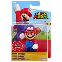 WORLD OF NINTENDO SUPER MARIO 7CM LIMITED ARTICULATION - MARIO AND CAPPY FIGURINE