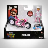 THE SUPER MARIO BROS MOVIE PULL BACK RACER PEACH