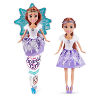 ZURU SPARKLE GIRLZ WINTER PRINCESS DOLL- PURPLE 10.5 INCH