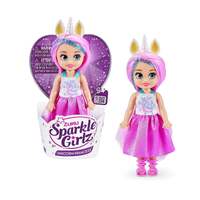 ZURU SPARKLE GIRLZ UNICORN PRINCESS CUPCAKE DOLL- PINK HAIR 4.7 INCH