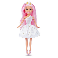 ZURU SPARKLE GIRLZ UNICORN PRINCESS DOLL- PINK HAIR 10.5 INCH