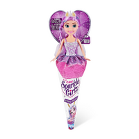 ZURU SPARKLE GIRLZ UNICORN PRINCESS DOLL- PURPLE HAIR 10.5 INCH