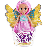 ZURU SPARKLE GIRLZ FAIRY PRINCESS CUPCAKE DOLL- CANDY PINK HAIR 4.7 INCH