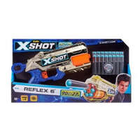 ZURU XSHOT ROYALE EDITION REFLEX 6 FOAM DART GUNS WITH 16 DARTS