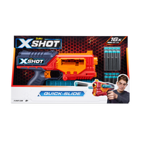 ZURU XSHOT EXCEL - QUICK SLIDE - INCLUDES 16 DARTS