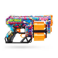 ZURU XSHOT SKINS DREAD SONIC THE HEDGEHOG FOAM DART GUN - ROBOTNIK