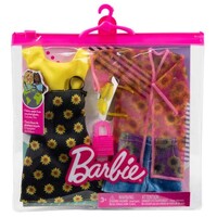 BARBIE FASHIONS WITH SUNFLOWER DRESS 2PK