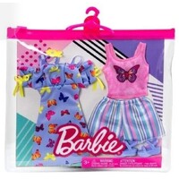 BARBIE FASHIONS WITH BUTTERFLY DRESS 2PK