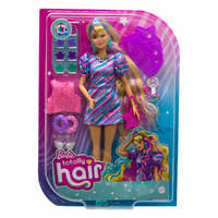 BARBIE TOTALLY HAIR BLONDE STAR THEMED DOLL WITH PURPLE COMB