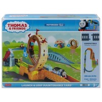 FISHER-PRICE THOMAS AND FRIENDS LAUNCH AND LOOP MAINTENANCE YARD WITH MOTORISED THOMAS 17PC PLAYSET