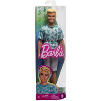 BARBIE FASHIONISTAS BOY DOLL 211 BLONDE HAIR FLORAL SHIRT