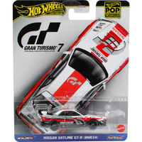 HOT WHEELS POP CULTURE PREMIUM  NISSAN SKYLINE GT-R (BNR34) GRAN TURISMO 7 THE REAL DRIVING SIMULATOR