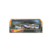 HOT WHEELS PREMIUM COLLECTOR SET REAL RIDERS - MG METRO 6R4 - LANCIA DELTA INTEGRALE - HW RALLY HAULER - FORD RS200 - 4PC