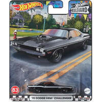 HOT WHEELS PREMIUM BOULEVARD HKF25 #83 70 DODGE HEMI CHALLENGER DIECAST CAR