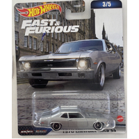 HOT WHEELS PREMIUM FAST & FURIOUS HNW54 1970 CHEVROLET NOVA SS - 3 OF 5 DIECAST CAR