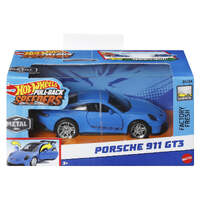 HOTWHEELS PULL BACK SPEEDERS HWH47 FACTORY FRESH - PORSCHE 911 GT3 03/04