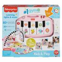 FISHER-PRICE GLOW AND GROW KICK AND PLAY PIANO GYM - PINK