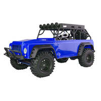 VRX RH1048 MC28 1/10TH 4WD RTR 2.4GHZ RADIO 285MM WHEELBASE ALUMINIUM LINKAGES STEEL MAIN FRAME BLUE WITH BATTERY AND CHARGER