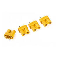 TORNADO RC TRC-0105CF XT30U PLUG FEMALE - FEMALE BULLET WITH MALE HOUSING 4PCS