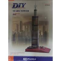 DIY BUILD MY WORLD 3D SEARS TOWER 51PC JIGSAW PUZZLE