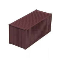 FRATESCHI 20752 BROWN 20FT ISO SHIPPING CONTAINER  HO SCALE