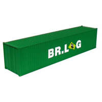 FRATESCHI 20755 40FT GREEN BRLG ISO CONTAINER HO SCALE