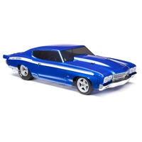 LOSI 01023T1 1970 CHEVELLE MINI NO PREP DRAG CAR READY TO RUN REMOTE CONTROL CAR BLUE