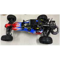 ROVAN 305BS-38 BAJA BUGGY RED/ BLUE/ SILVER 30.5CC DOMINATOR PIPE WITH GT3B 2.4GHZ CONTROLLER READY TO RUN GAS POWERED RC CAR NOW WITH SYMETRICAL STEE