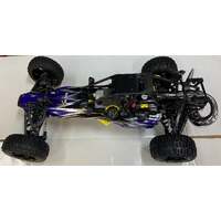 ROVAN 305BS-39 BAJA BUGGY PURPLE/ BLACK/ SILVER 30.5CC DOMINATOR PIPE WITH GT3B 2.4GHZ CONTROLLER READY TO RUN GAS POWERED RC CAR NOW WITH SYMETRICAL 