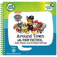 LEAP FROG LEAPSTART 3D LEVEL 2 PRESCHOOL AROUND TOWN WITH PAW PATROL - JOBS PLACES AND PROBLEM SOLVING BOOK