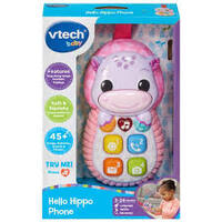 VTECH HELLO HIPPO PHONE PINK