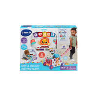 VTECH SORT AND DISCOVER ACTIVITY WAGON PINK HANDLE