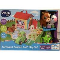 VTECH FARMYARD ANIMALS SOFT PLAY SET