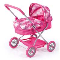 BAYER SMARTY DOLL PRAM PINK