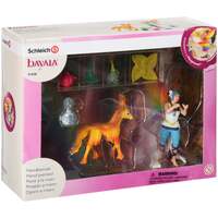 SCHLEICH 41438 BAYALA RAINBOW ELF DUNYA WITH FOAL