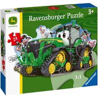 RAVENSBURGER 051724 JOHN DEERE TRACTOR SHAPED 24PC JIGSAW PUZZLE