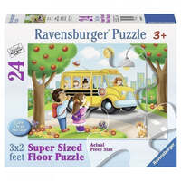 RAVENSBURGER 054053 GOING TO SCHOOL 24PC SUPER SIZED FLOOR JIGSAW PUZZLE 3X2FT